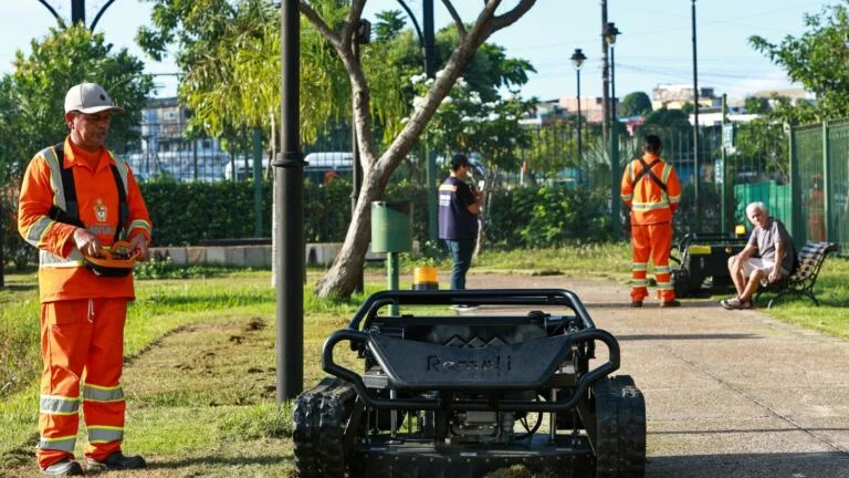 Modernização tecnológica e frentes de obras marcam avanços da gestão do prefeito Renato Junior em infraestrutura e limpeza urbana em Manaus