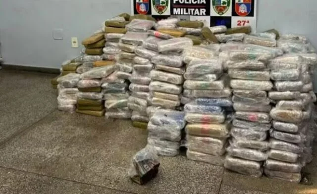 PM retira mais de 770 tabletes de skunk das ruas da Zona Norte de Manaus