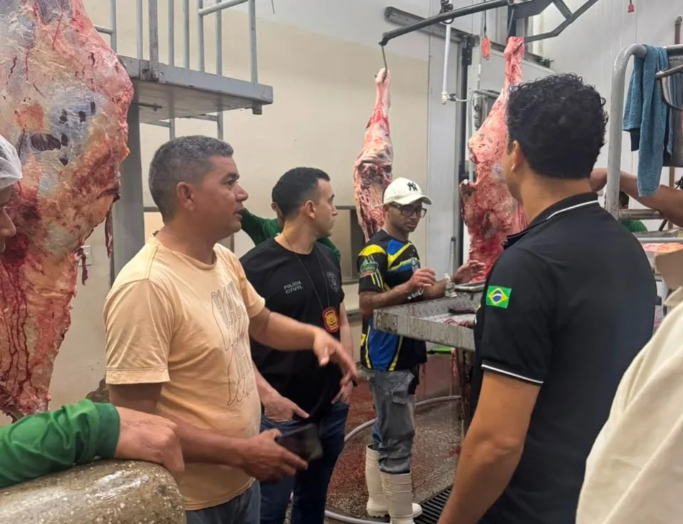 Fiscalização detectou ausência de pistola de insensibilização, falhas na higienização das instalações e estrutura de refrigeração insuficiente