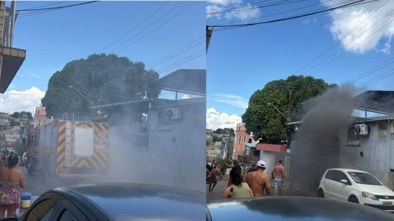 Oscilação de luz é apontada como causa de incêndio em residência de Manaus