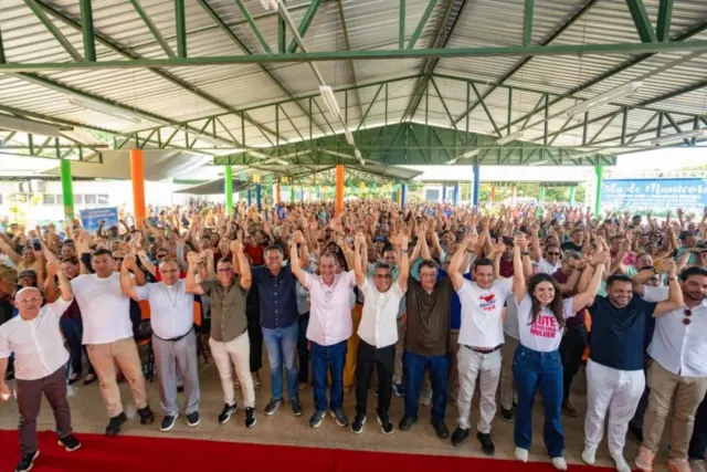 MP Eleitoral investiga Eduardo Braga e Omar Aziz por suspeita de abuso de poder e propaganda antecipada em Humaitá