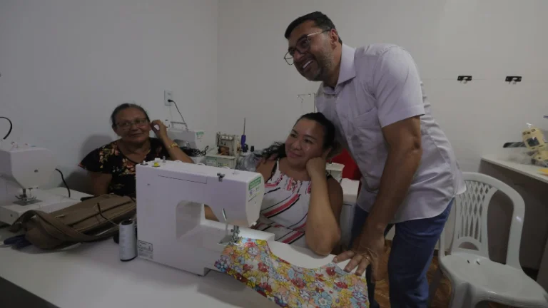 Wilson Lima visita instituto em Manaus e defende ampliação de projetos de qualificação profissional