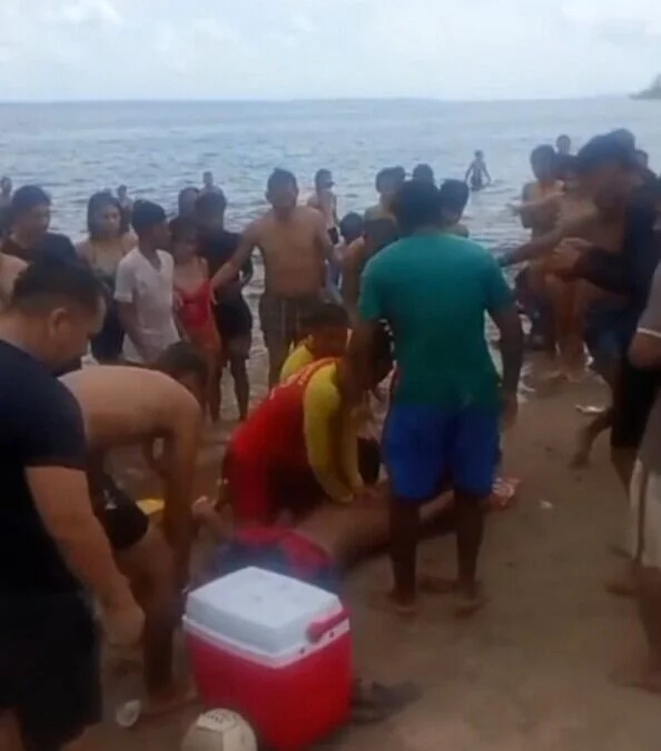 Jovem de 19 anos morre afogado após ultrapassar raia de segurança na Zona Oeste de Manaus