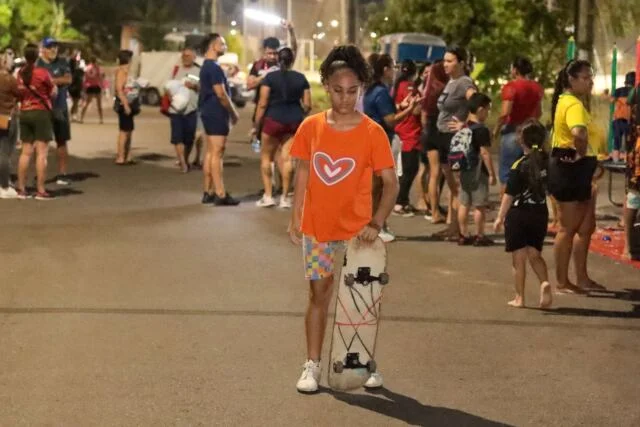 Faixa liberada itinerante reúne famílias e movimenta o Monte das Oliveiras com esporte, lazer e integração