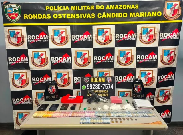 Policiais da ROCAM prendem suspeitos de metralhar casa de PM no Jorge Teixeira em Manaus