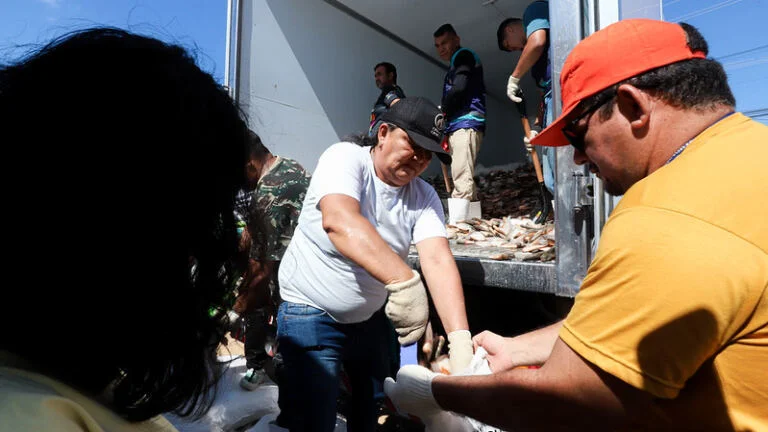 Prefeitura de Manaus distribui 60 mil peixes do programa ‘Jaraqui da Gente’ e beneficia mais de três mil pessoas na zona Oeste