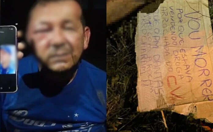 Vídeo mostra interrogatório de homem executado no Distrito Industrial