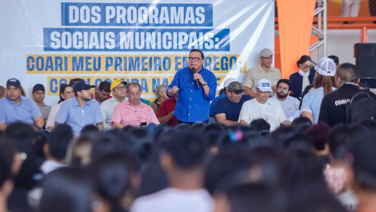 Coari lança programa habitacional e inaugura obras que fortalecem educação, esporte e cidadania