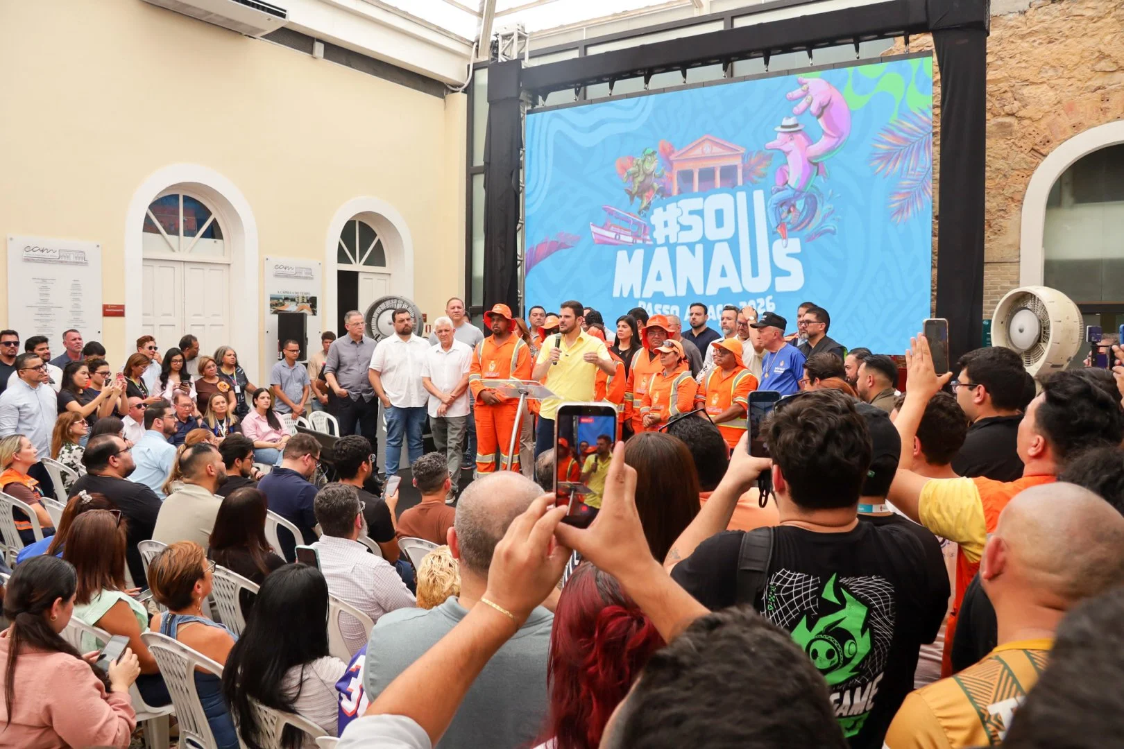 Prefeito Renato Junior anuncia atrações do ‘#SouManaus Passo a Paço 2026’ e destaca ampliação de espaço para artistas locais e redução do uso de recursos públicos em R$ 10 milhões