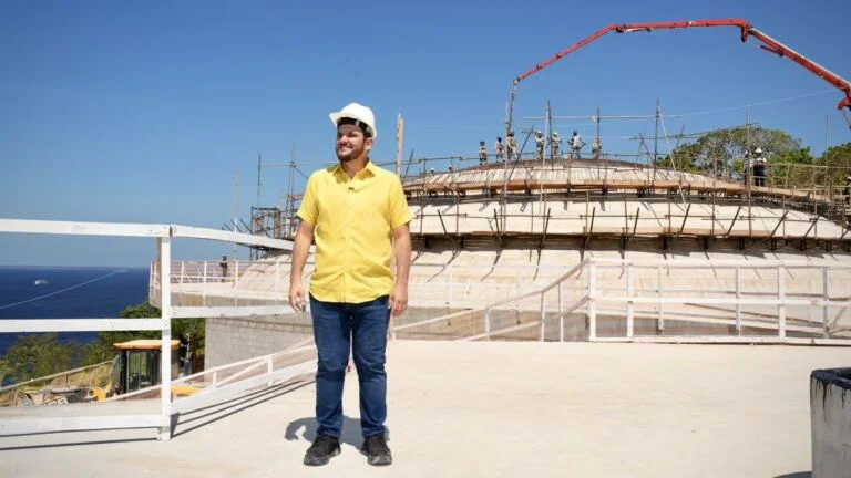 Prefeito Renato Junior vistoria avanço das obras do parque Encontro das Águas Rosa Almeida e destaca o potencial do espaço como novo eixo turístico na zona Leste