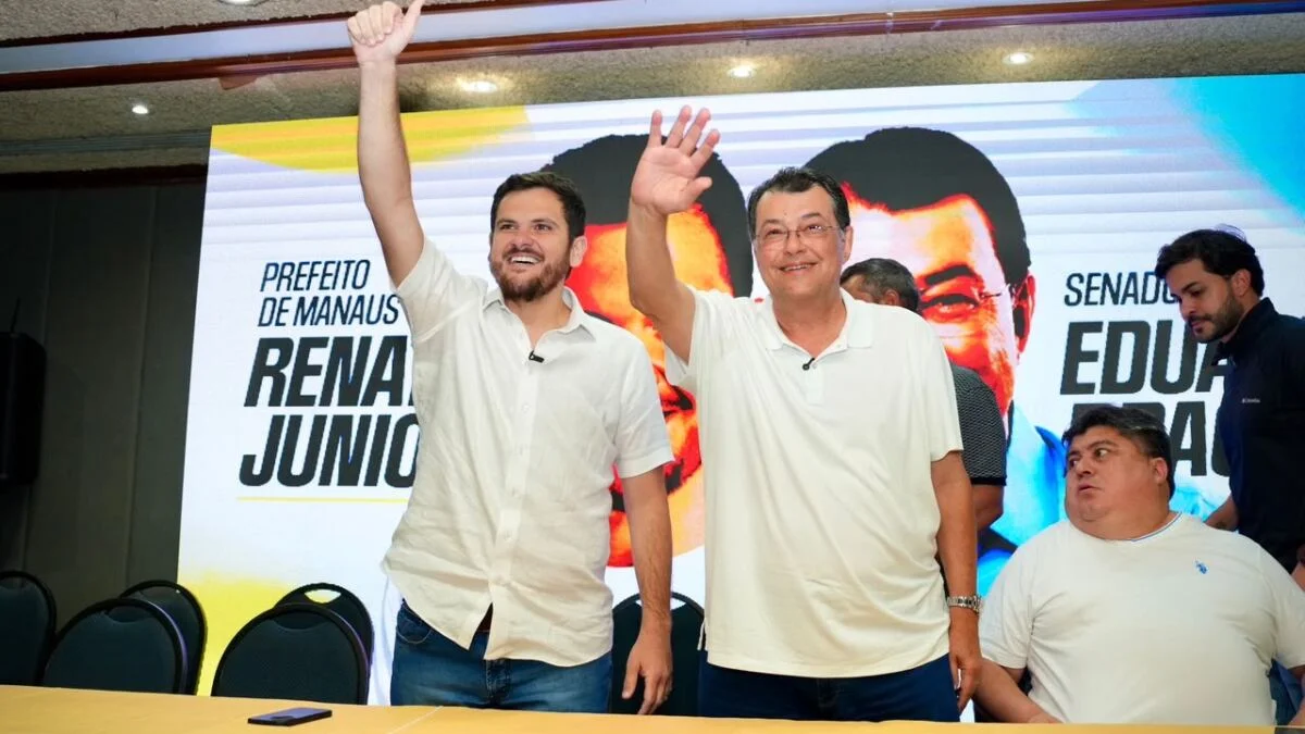 Prefeito de Manaus Renato Junior declara apoio a Eduardo Braga e define escolha como “parceiro de Manaus” - Portal Remador
