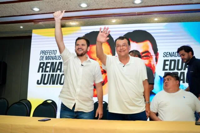 Prefeito de Manaus Renato Junior declara apoio a Eduardo Braga e define escolha como “parceiro de Manaus” - Portal Remador