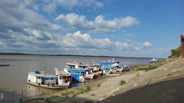 Rio Negro desce 72 cm em uma semana e atinge cota de 25,02 metros em Manaus