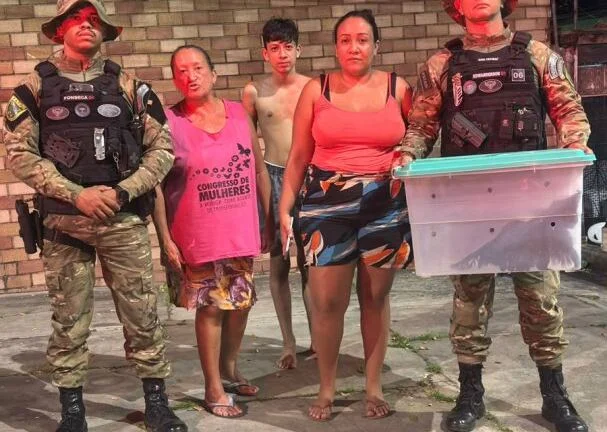 Guarda Municipal realiza resgate de ave silvestre e combate a foco de incêndio nas zonas Sul e Leste de Manaus