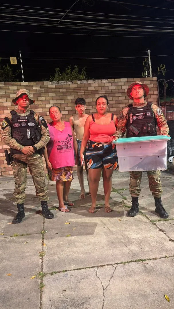 Guarda Municipal realiza resgate de ave silvestre e combate a foco de incêndio nas zonas Sul e Leste de Manaus