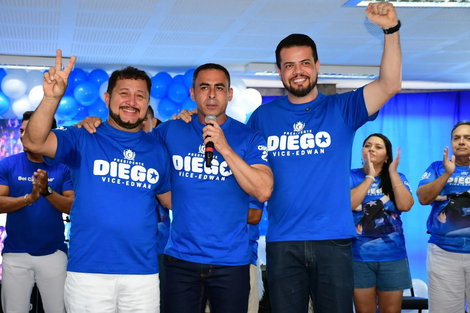 Chapa 2 reúne multidão no Sesi Manaus em apoio a Diego Mascarenhas e Edwan Oliveira nas eleições do Caprichoso