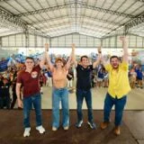Jender Lobato reúne mais de 600 pessoas no Brasileirinho ao lado de David Almeida, Renato Júnior e Aryel Almeida