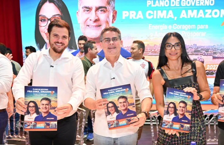 “Vamos tirar o Amazonas da UTI”, afirma David ao lançar plano de governo com nove eixos de desenvolvimento