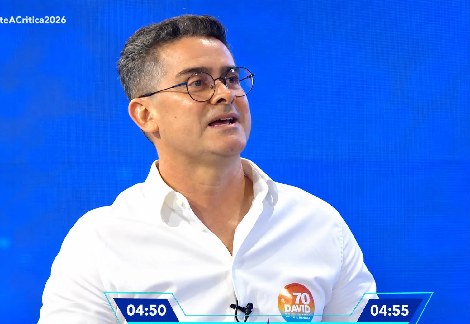 No debate, David destaca valorização dos professores e grandes entregas que fará na educação