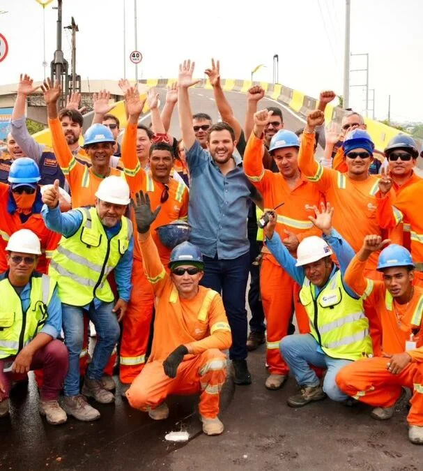 Renato Junior inaugura nova estrutura do Viaduto Passarão e avança na ligação da zona Oeste de Manaus