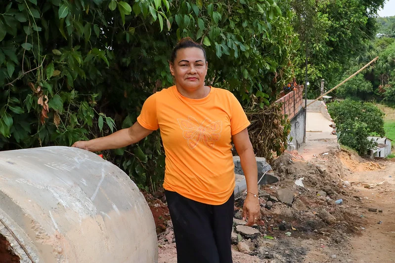 Prefeitura de Manaus avança com serviços de drenagem e infraestrutura no bairro Santa Etelvina 