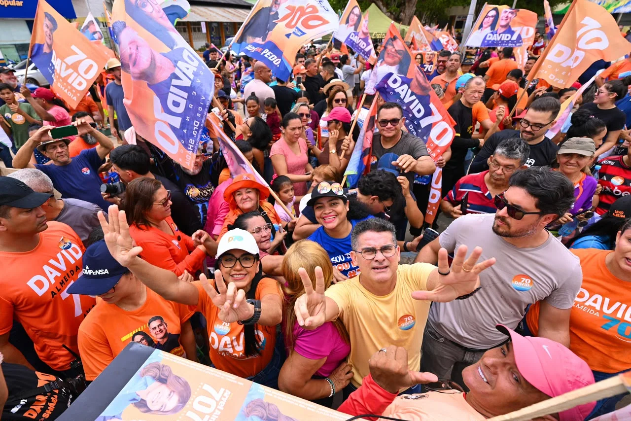 David e Dra. Shádia iniciam reta final da campanha pela Região Metropolitana com carreata em Iranduba