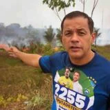Candidato de Bolsonaro, Delegado Pablo, critica falta de preparo do Governo do AM para combater incêndio às margens da estrada AM-070