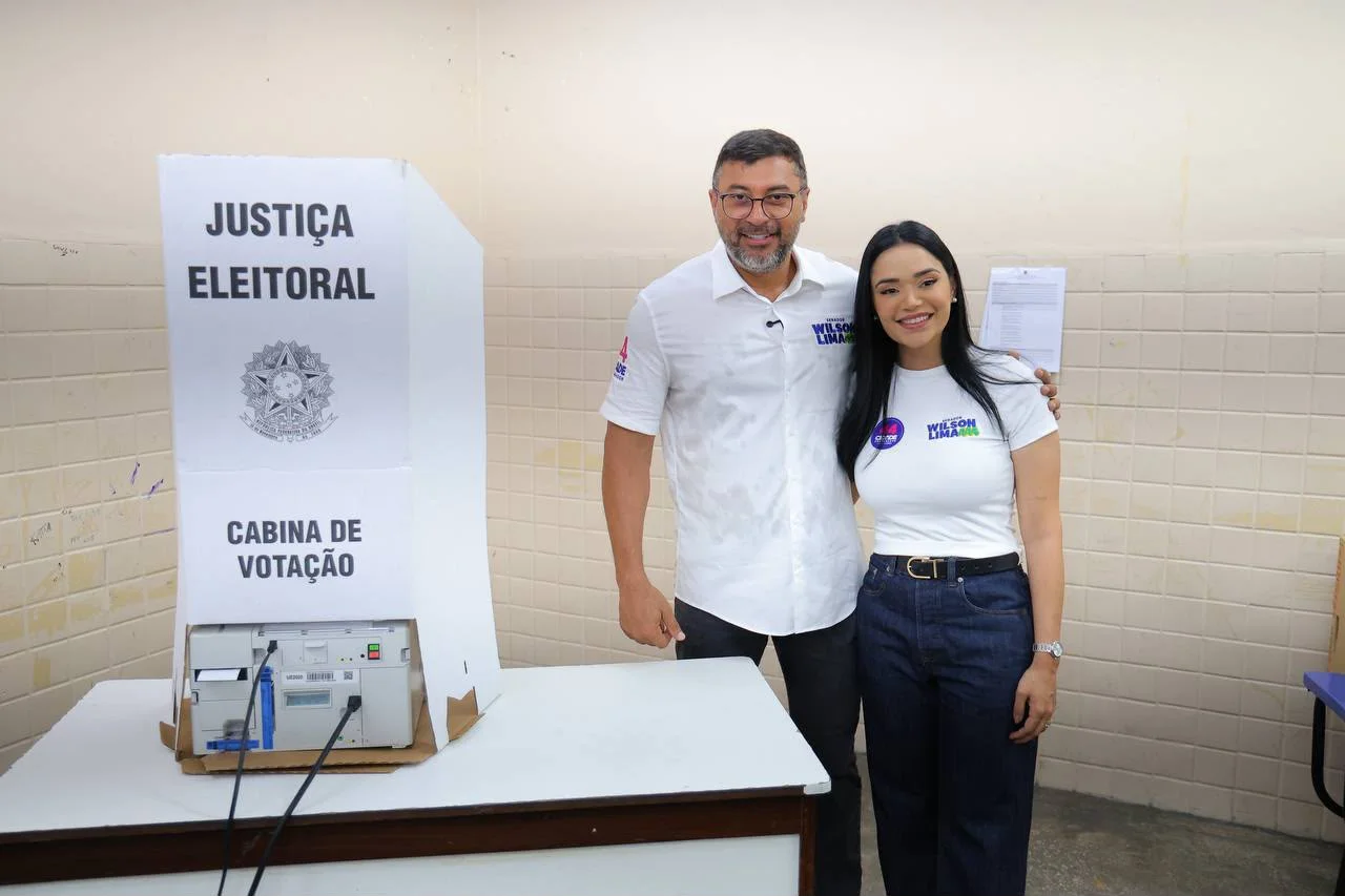 Wilson Lima vota em Manaus e diz confiar no reconhecimento do povo do Amazonas
