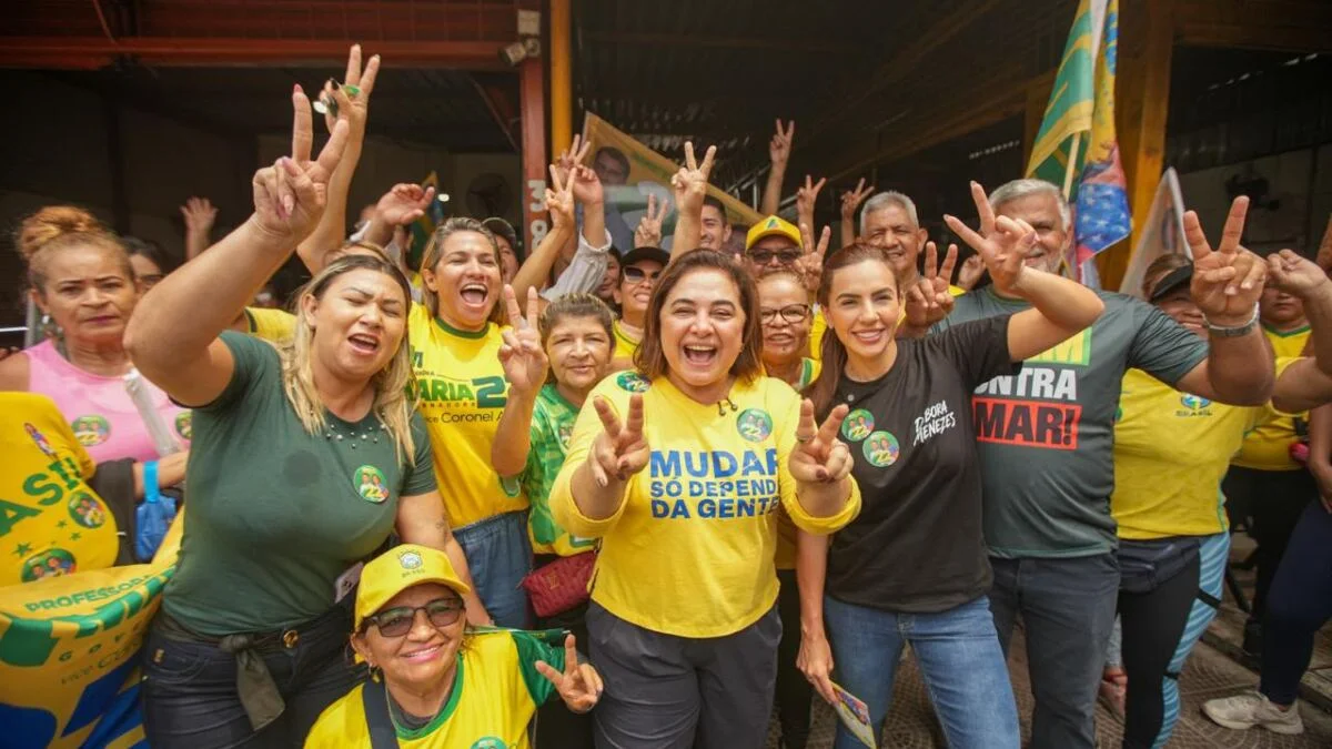 Professora Maria ganha as ruas na reta final, e população reforça clamor por mudança no Amazonas