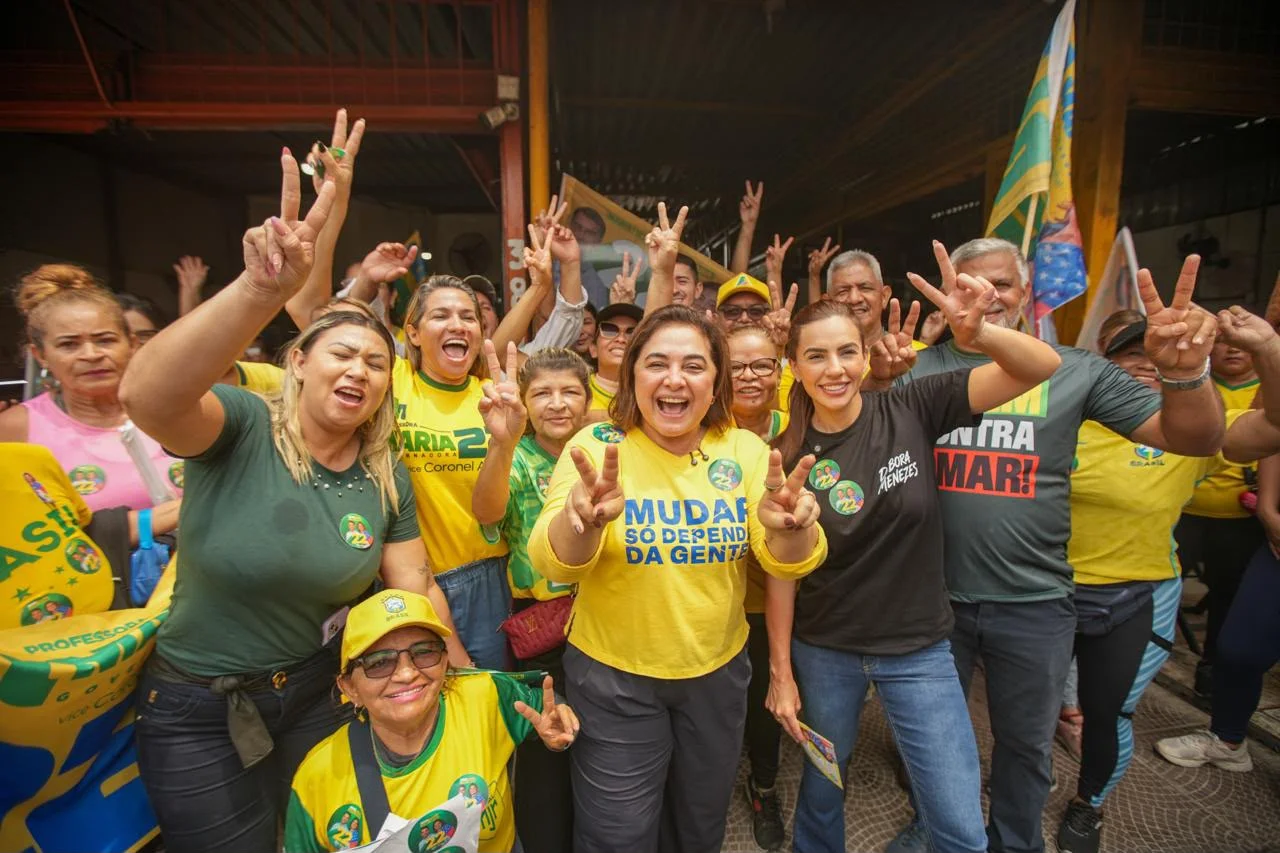 Professora Maria ganha as ruas na reta final, e população reforça clamor por mudança no Amazonas