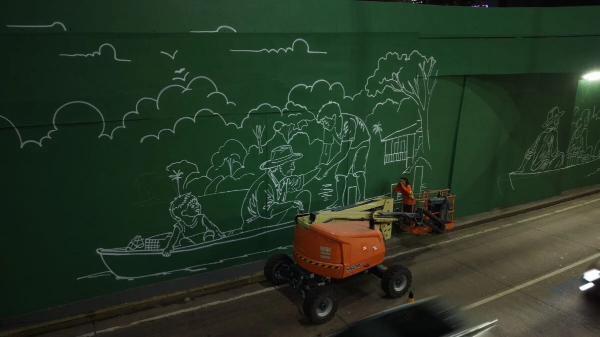 Prefeitura de Manaus transforma viaduto em espaço de valorização da cultura amazônica e reforça segurança viária
